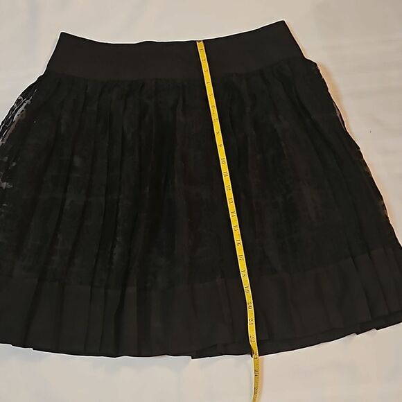 Debbie Shuchat Black lace overlay skirt size 12 - Picture 10 of 10